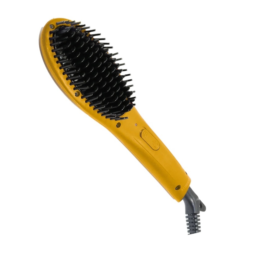 ☀️ Soleil Hair Tools Mini Heat Brush in Apricot - Picture 2 of 7